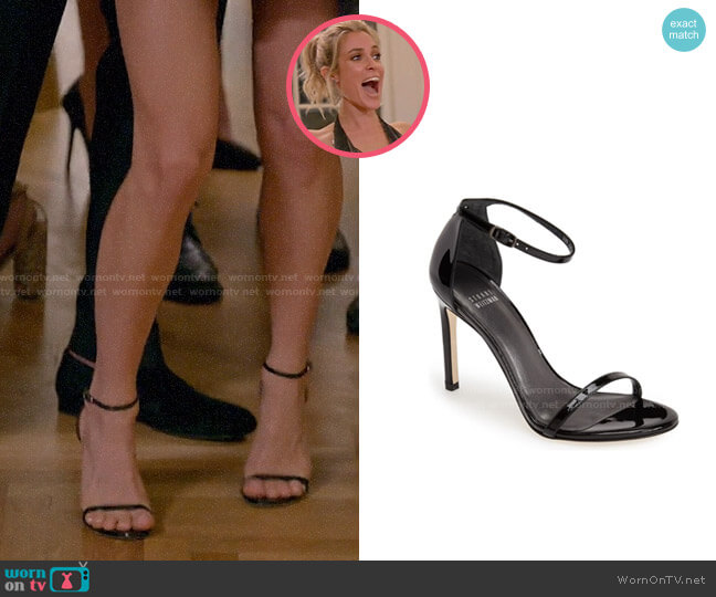 Stuart Weitzman Nudistsong Ankle Strap Sandal worn by Kristin Cavallari on Very Cavallari