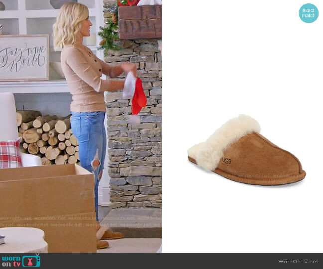 ugg scuffette fawn slippers