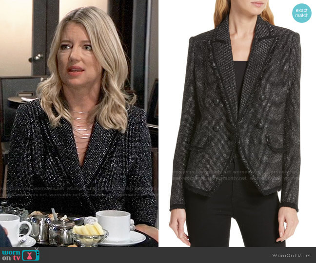 Veronica beard sale frisco tweed jacket