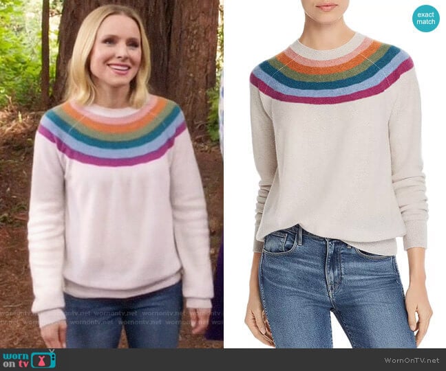 rainbow stripe sweater