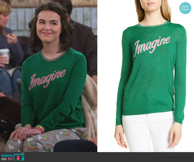 Loui Imagine Sweater by Ba&sh worn by Hannah (Merit Leighton) on Alexa & Katie