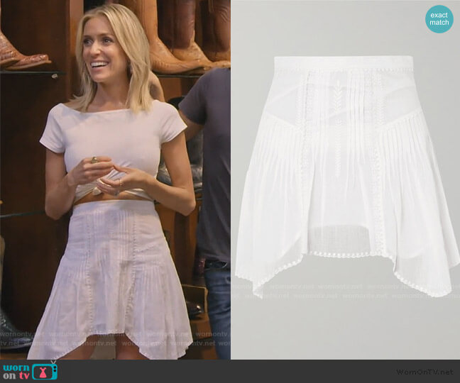 Akala Mini Skirt by Isabel Marant Etoile worn by Kristin Cavallari on Very Cavallari