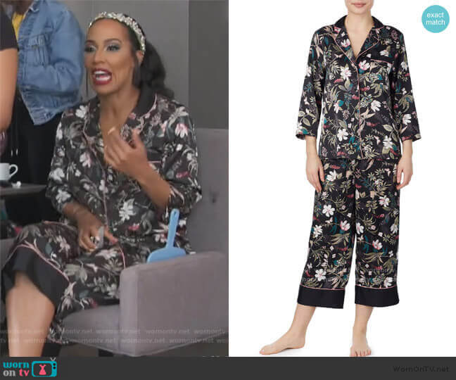 WornOnTV: Tanya Sam’s black floral print pajamas on The Real Housewives ...
