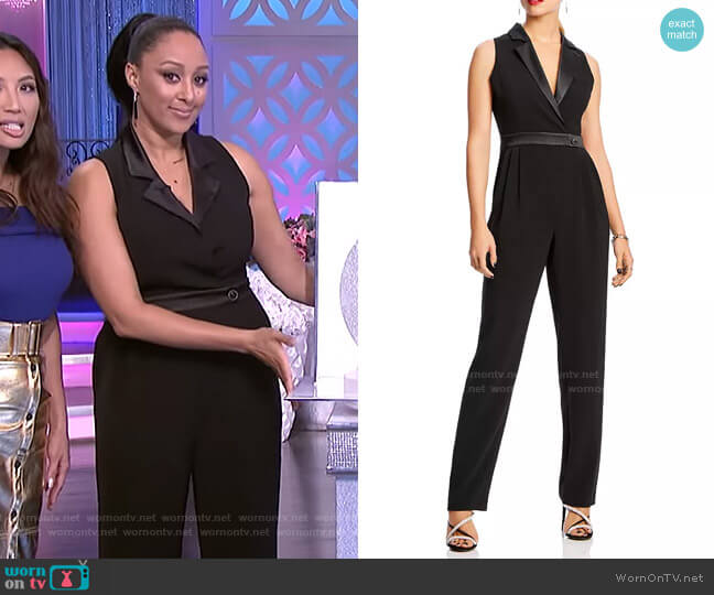 WornOnTV: Tamera’s black sleeveless jumpsuit on The Real | Tamera Mowry ...