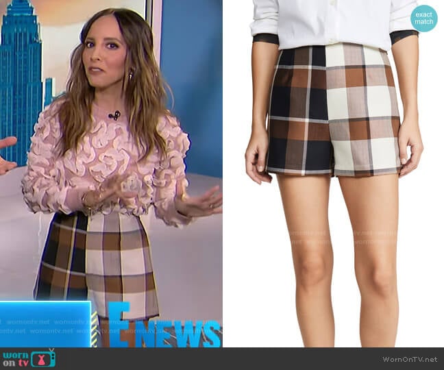 Leah Shorts by Staud worn by Lilliana Vazquez on E! News