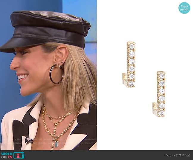 Ryman Earrings by Uncommon James worn by Kristin Cavallari on E! News