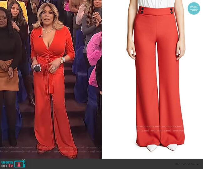 WornOnTV: Wendy’s red wrap top on The Wendy Williams Show | Wendy ...