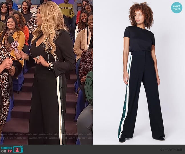 Russo Pants by Veronica Beard worn by Wendy Williams on The Wendy Williams Show