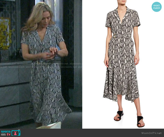 WornOnTV: Kristin’s snake print dress on Days of our Lives | Stacy ...