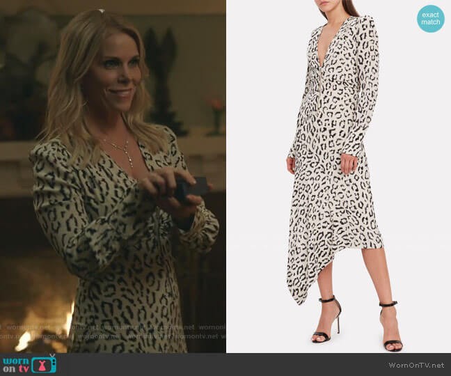 Eden Dress by A.L.C. worn by Cheryl Hines on Stumptown