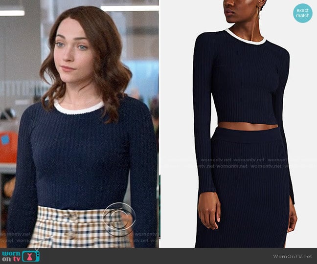 ALC Hughes Sweater worn by Cara Bloom (Violett Beane) on God Friended Me