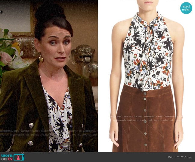 ALC Steele Top worn by Quinn Fuller (Rena Sofer) on The Bold and the Beautiful