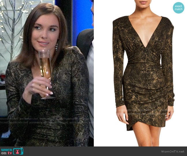 Alice + Olivia Diaz Dress worn by Willow Tait (Katelyn MacMullen) on General Hospital