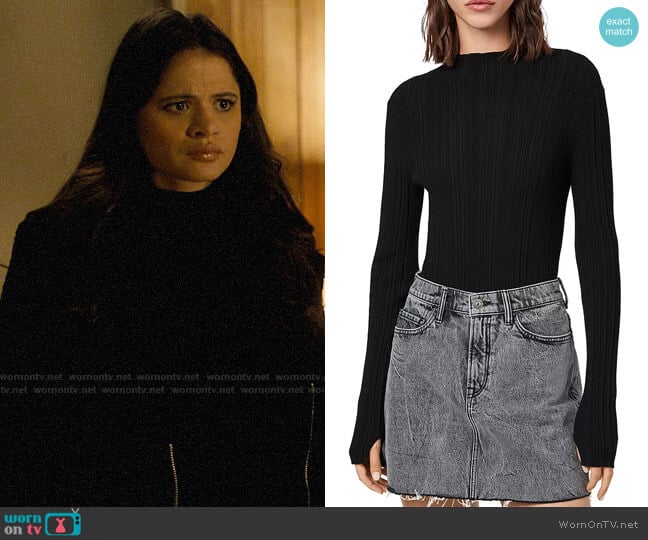 All Saints Karla Sweater worn by Mel Vera (Melonie Diaz) on Charmed