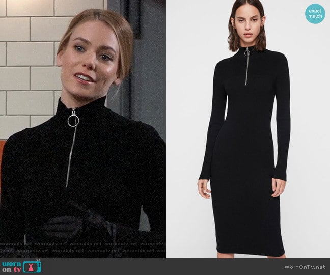 All Saints Lacey Dress worn by Nelle Benson (Chloe Lanier) on General Hospital