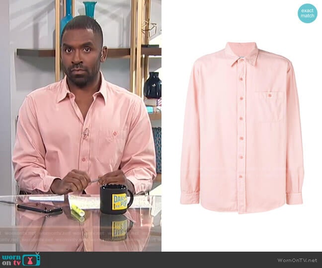 Classic-Fit Shirt by Ami Paris worn by Justin Sylvester on E! News