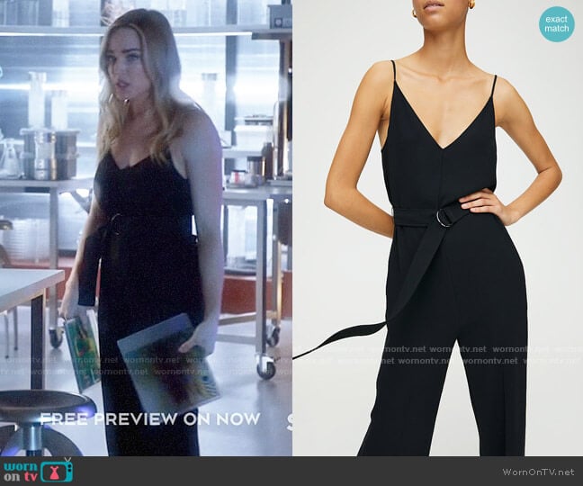 Aritzia Babaton Jameson Jumpsuit worn by Sara Lance (Caity Lotz) on Legends of Tomorrow