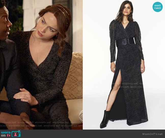 ba&sh Charlie Dress worn by Cara Bloom (Violett Beane) on God Friended Me