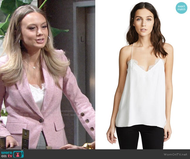 Cami NYC The Racer Top worn by Abby Newman (Melissa Ordway) on The Young and the Restless