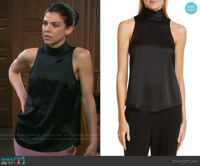 Cinq a Sept Jazlyn Top worn by Abigail Deveraux (Kate Mansi) on Days of our Lives