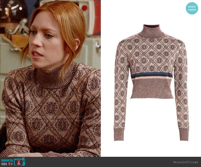 Cinq a Sept Weston Sweater worn by Julia Bechley (Brittany Snow) on Almost Family