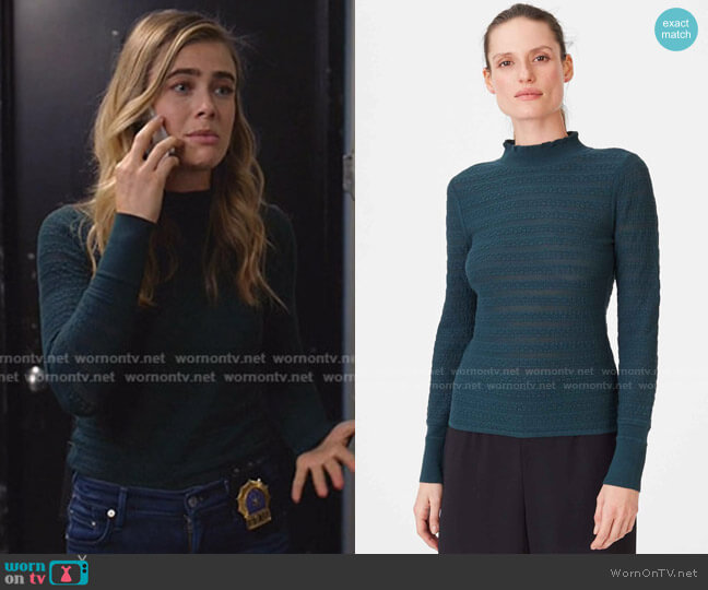 Kavie Sweater by Club Monaco worn by Michaela Stone (Melissa Roxburgh) on Manifest