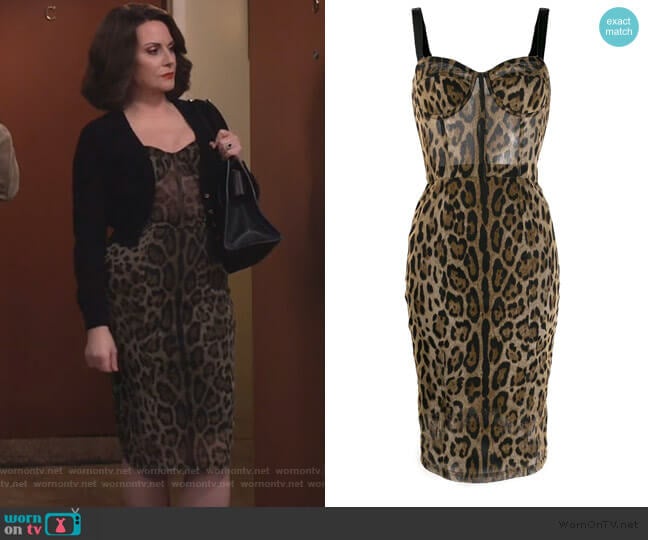 Dolce & Gabbana Y2K Leopard Print Bra Top Slip Dress – THE WAY WE WORE