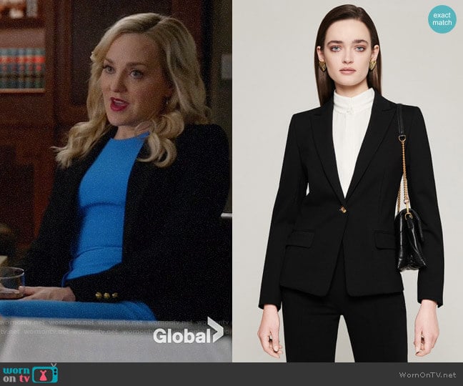 Escada Milano Jersey Blazer worn by Marissa Morgan (Geneva Carr) on Bull