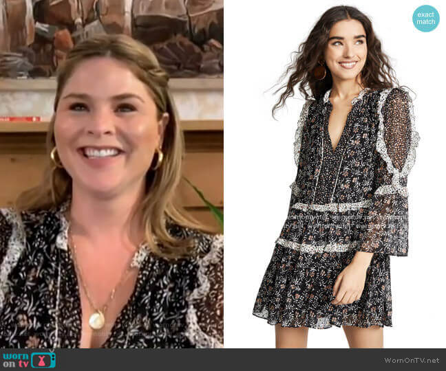 Essie Dress by Ulla Johnson worn by Jenna Bush Hager on Today