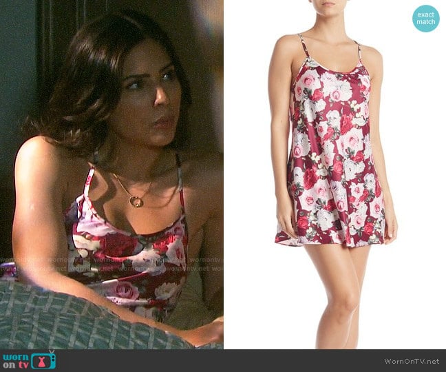 Flora Nikrooz Alejandra Chemise worn by Gabi Hernandez (Camila Banus) on Days of our Lives