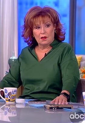 Joy’s green v-neck blouse on The View