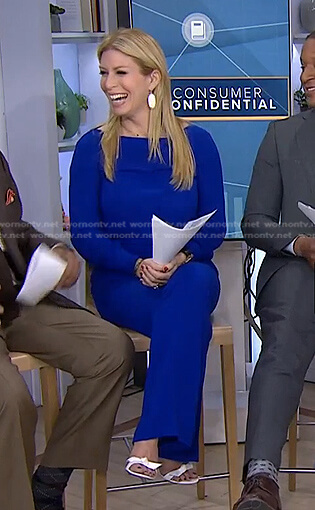 Jill’s blue jumpsuit on Today