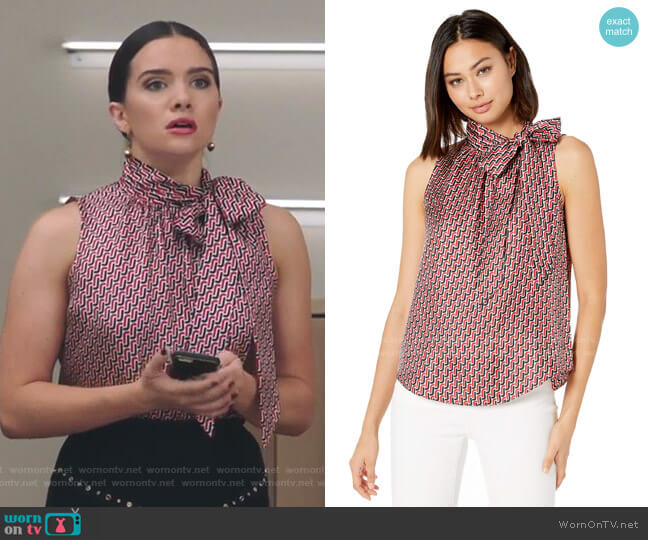 Pascale Top in Big Apple by Joie worn by Jane Sloan (Katie Stevens) on The Bold Type