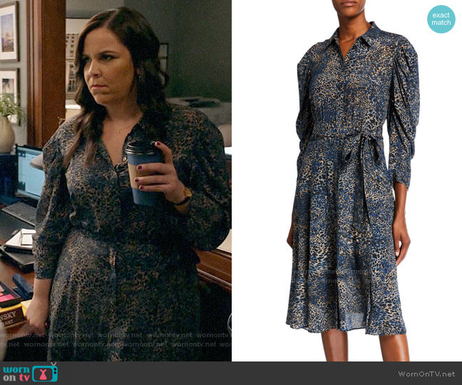 Kobi Halperin Morgan Dress worn by Sara Castillo (Lindsay Mendez) on All Rise