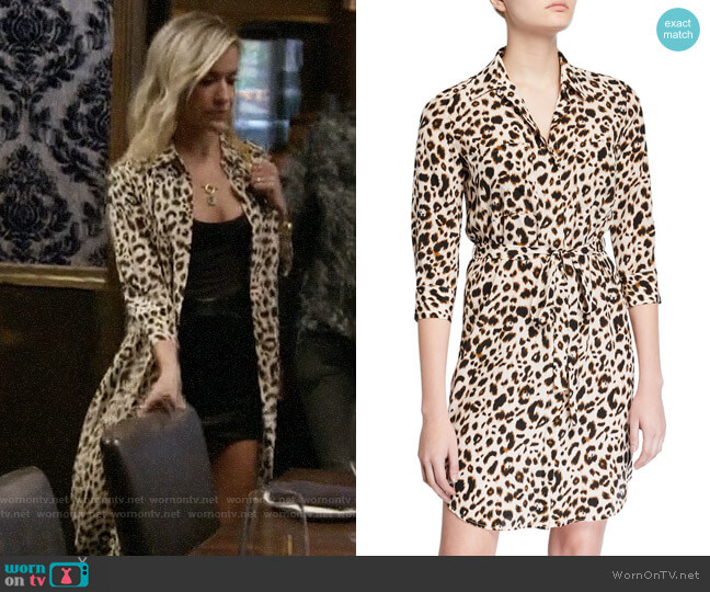 L'Agence Stella Leopard Dress worn by Kristin Cavallari  on Very Cavallari