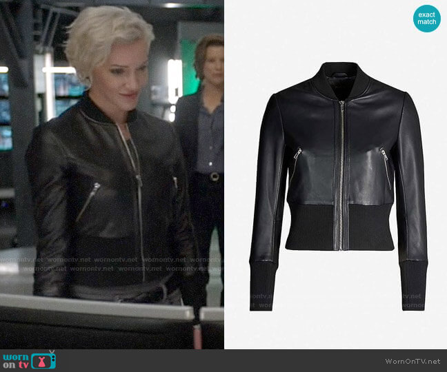 Maje Blotine Jacket worn by Laurel Lance (Katie Cassidy) on Arrow