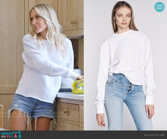 Marissa Webb So Uptight Zipper Pullover worn by Kristin Cavallari on Very Cavallari