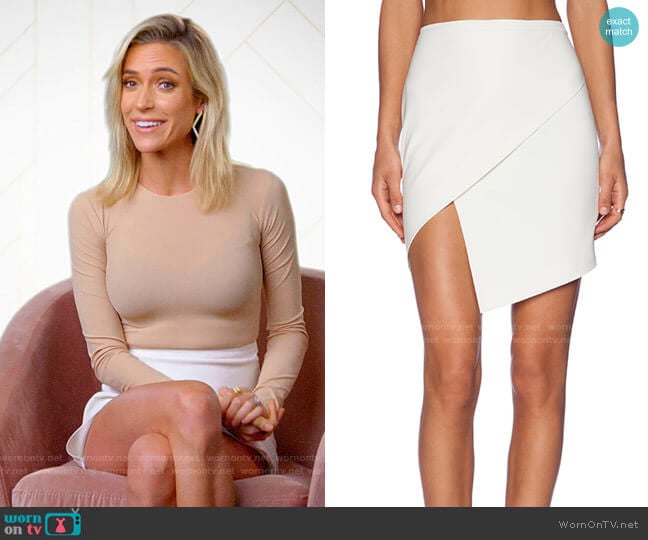 Michelle Mason Asymmetrical Wrap Skirt worn by Kristin Cavallari on Very Cavallari