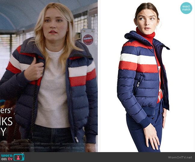 Perfect Moment Queenie Jacket worn by Roxy Doyle (Emily Osment) on Almost Family