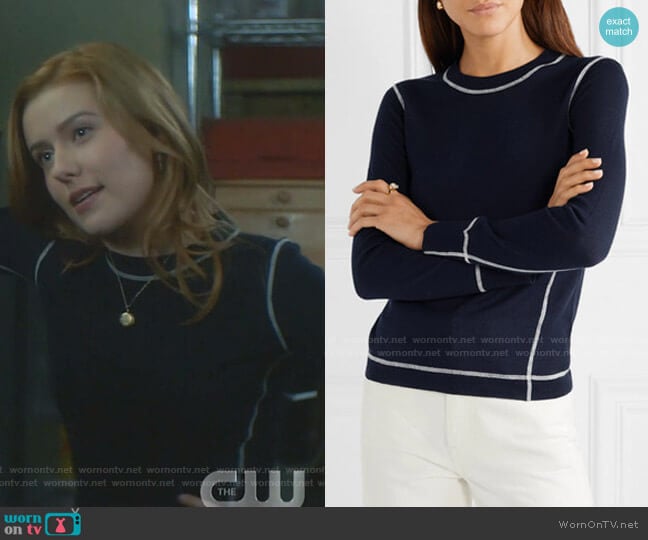 Shannon Sweater by Rag & Bone worn by Nancy Drew (Kennedy McMann) on Nancy Drew