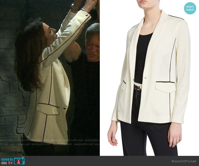 Rag & Bone Sandrine Jacket worn by Hope Williams (Kristian Alfonso) on Days of our Lives