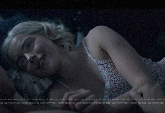 Sabrina's floral camisole on Chilling Adventures of Sabrina