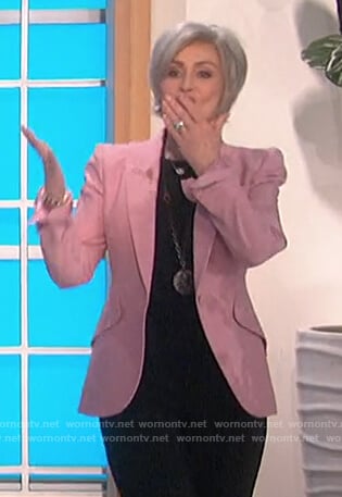 Sharon’s pink blazer on The Talk