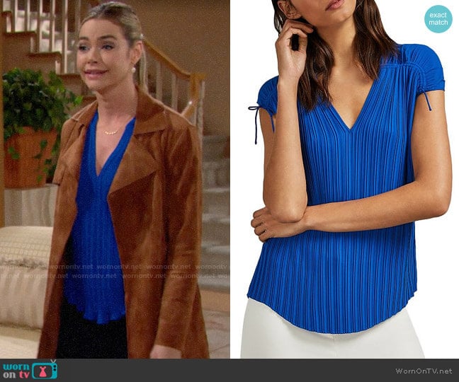 Ted Baker Chasta Top worn by Shauna Fulton (Denise Richards) on The Bold and the Beautiful