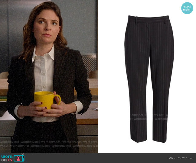 WornOnTV: Taylor’s pinstripe suit on Bull | MacKenzie Meehan | Clothes ...