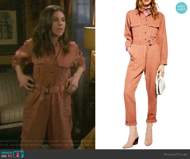 Topshop Java Boilersuit worn by Abigail Deveraux (Kate Mansi) on Days of our Lives