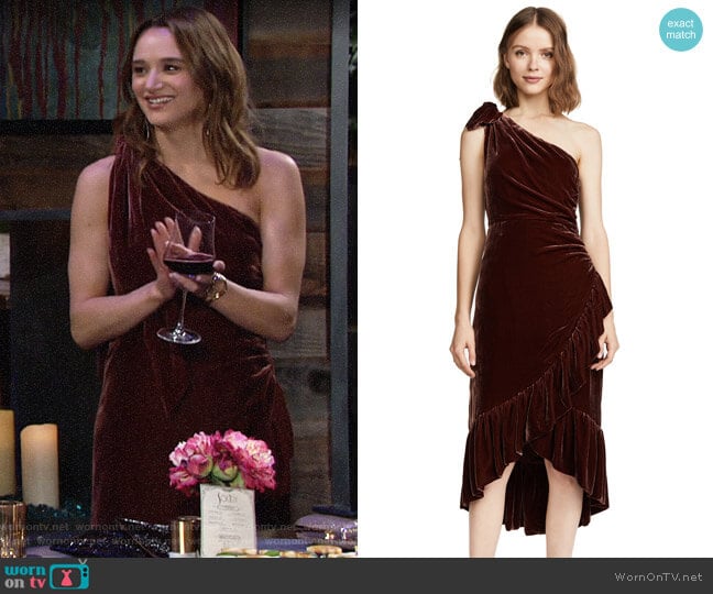 Ulla Johnson Elisa dress worn by Summer Newman (Hunter King) on The Young and the Restless