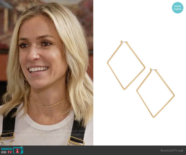 Uncommon James Girl Boss Earrings worn by Kristin Cavallari on Very Cavallari