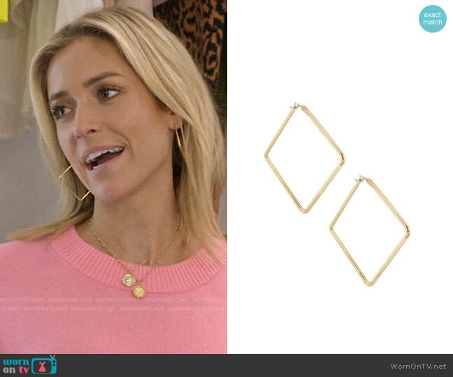 Uncommon James Medium Girl Boss Earrings worn by Kristin Cavallari on Very Cavallari