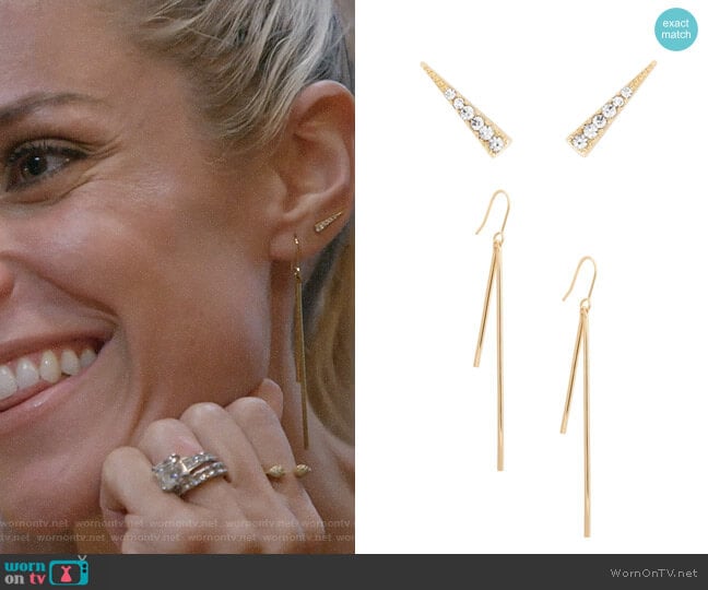 Uncommon James Park Avenue Earrings and 9th Ave Ear Climber worn by Kristin Cavallari on Very Cavallari